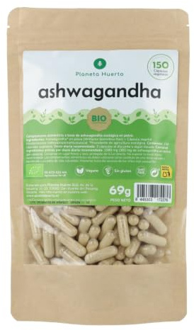 PLANETA HUERTO | Ashwagandha BIO 150 cápsulas