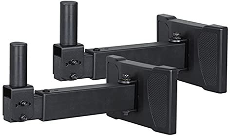 Boxenständer Lautsprecherständer Lautsprecher-Wandhalterung, Decken-Panorama-Surround-Lautsprecherhalterung, verstellbare Erweiterungs- und Kontraktions-Wandlautsprecherhalterung für Heimkino und Stud