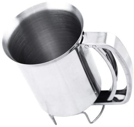 PAMINGONO 1pieza Dispenser De Masa De Acero Inoxidable Boquilla Ancha Para Cocinar Pancakes y Crepes Herramienta De Cocina Multifuncional Para Hogar