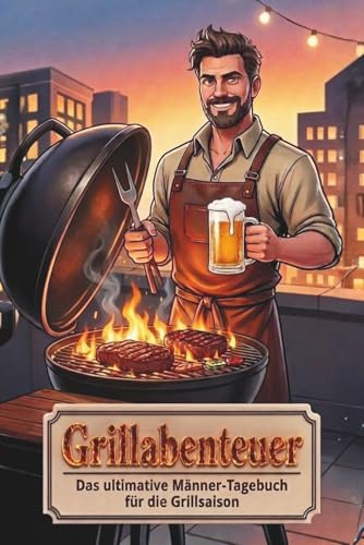 Grillabenteuer – Das ultimative Männer-Tagebuch für die Grillsaison | Mit witzigen Challenges, saftigen Rezepten & Platz für deine legendärsten Grillabende