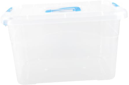 WOONEKY Caja de Arena Infantil Portátil con Tapa y Asa Arenero de Plástico Pequeño para Almacenamiento de Juguetes de Playa Sandbox Práctico y para Aire