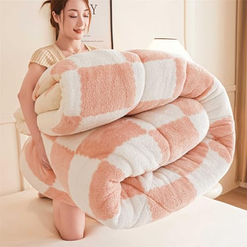 YWQJL Coperta Calda Imbottita Invernale Letto Matrimoniale Blanket for Winter Thick Piumoni Una Piazza E Mezza Trapunte Matrimoniali(1,200x230cm/5kg)