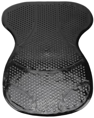 Luocute Almohadilla de Silicona para Silla de Montar, Almohadilla Antideslizante Que Absorbe los Golpes con Disipación de Calor para Montar a Caballo, Entrenamiento de Salto, Doma,