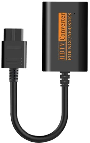 BildeeMait 1080P HD Adapterkabel für Nintendo 64, SNES für GameCube konvertiert AV auf, für PAL NTSC kompatibel, und Play