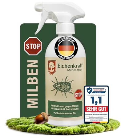 Milbenspray für Matratzen | Anti Milben Spray für Bett & Polster | 500 ml