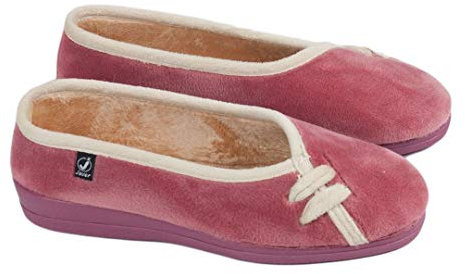 javer 2175 - Zapatilla CASA Bailarina Mujer Mujer Color: Rosa Palo Talla: 36