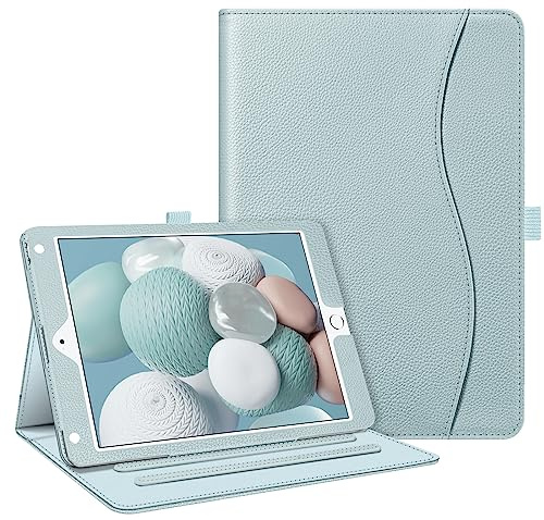 Fintie Funda para iPad 6ª/5ª generación (Modelo 2018 2017, 9.7 Pulgadas), iPad Air 2 / Air 1 (9.7 Pulgadas) - [Protección de Esquinas] Funda con Soporte de visualización multiángulo con Bolsillo
