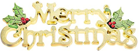 VICASKY 1pieza Adorno Colgante Navideño De Letras Merry Christmas Para Decoración De Árbol Material Para Fiestas y Reuniones Familiares