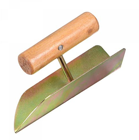 sourcing map Interior Esquina Paleta 2 Pulgadas Yeso Paneles Esquina Herramienta Acero Galvanizado Esquina Modelado Herramienta