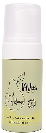 Lav Kids Nettoyant Moussant Visage, 100ml, Pour Peaux Sensibles, Sans Savon, Testé Dermatologiquement