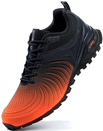 Kricely Traillaufschuhe Herren Laufschuhe Straßenlaufschuhe Sneaker Leicht Wanderschuhe Fitnessschuhe Trekkingschuhe