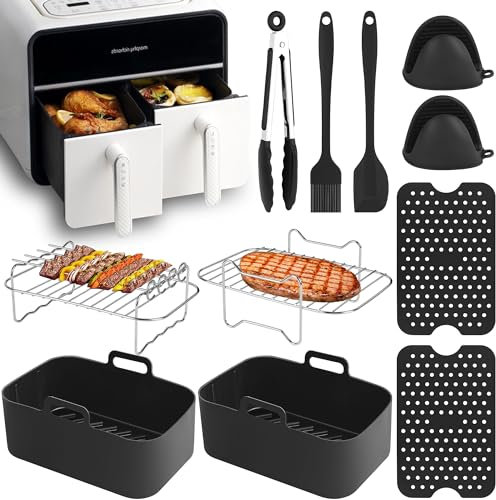 Ninja Af300eu Af400eu Foodi Dual Zone Zubehör für Heißluftfritteuse 7.6L-9.5L