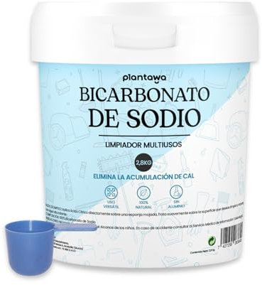PLANTAWA Bicarbonato di Sodio 2,8kg | Pulizia Ecologica Multiuso | Smacchiatore Tessuti, Deodorizzante Casa e Cucina | Alternativa Naturale ai Prodotti Chimici