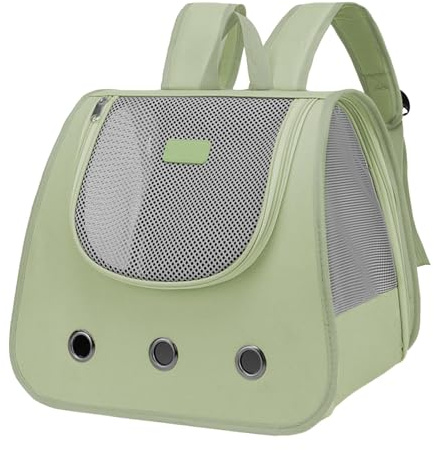 Pcingsia Bolsa de transporte para gatos, mochila transportadora para perros | Mochila portátil ajustable de malla totalmente ventilada para gatos y cachorros para senderismo, viajes, caminar, ciclismo