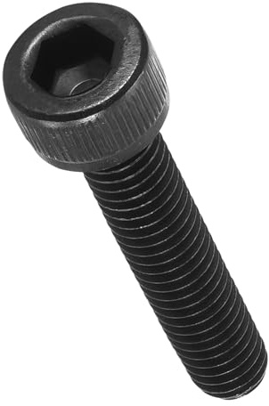 METALLIXITY Zylinderschrauben mit Innensechskant (M6-1x30) 50 Stück Innensechskantschraube Kohlenstoffstahl Schwarzoxid DIN 912 UNC Vollgewinde für Möbel Rohrverbindungen Bauarbeiten