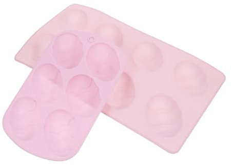 HOLIDYOYO 2pezzi Stampo Silicone Forma Di Di Pasqua Per Dolci e Dessert Per Festeggiamenti Pasquali e Attività Creative