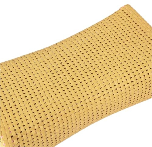 NihaoWXM Sauna Kopfstütze Holz 1pc Sommer Kühlkissen Rattan Hohl Nachahmung Bambus Dampfenden Sauna Kissen Halswirbelsäule(34x18x8cm)