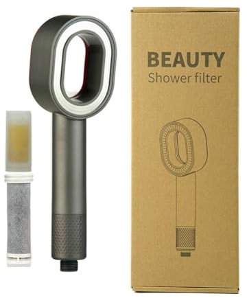 EpheyFIF Pommeau de douche haute pression pour aromathérapie - Filtre à eau - Prévention du calcaire - Installation facile