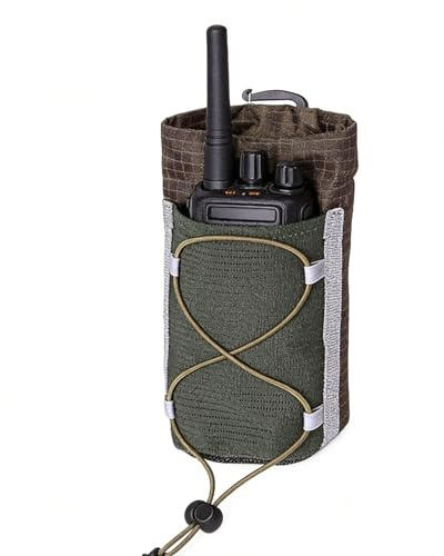 Vattentät ryggsäck, -väska för smartphone, kompakt hållare för vattenflaskhållare, utomhusutrustning för camping, klättring, resor, Army Green, Se référer au descriptif, Se beskrivningen