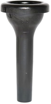 pInstruments PBone Black Plastic 6.5 Small Shank Trombone Mouthpiece (PBMPC65SB)