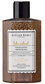 ATELIER REBUL ISTANBUL DUSCHGEL MIT PEELING (250ml) - Natürliches Duschgel ohne Sulfate, Parabene und Mineralöle - Für alle Hauttype