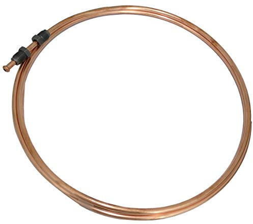 AERZETIX - C42578 - Bremsleitung - Schlauch - aus Kupfer - 210cm Ø4.76mm - mit Anschlüssen - M10x1/M10x1