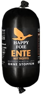 Happy Foie - Inspiriert von Foie Gras - Ohne Stopfen - Rolle (250g, Ente mit Trüffel)