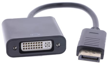 REY Adaptateur DP (DisplayPort) mâle vers DVI Femelle (24+5)