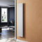 SUNXURY Radiatore piatto, colore bianco, 1800 x 311 mm, radiatore per bagno, design verticale, a doppio strato, con attacco centrale