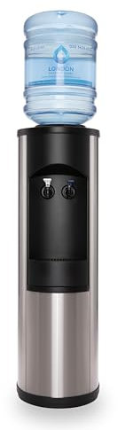 London Water Delivery Stainless Steel Water Dispenser | Room & Cold Temperature Water Cooler | Stylish Drinking Water Machine | Floor-Standing water cooling system | Ideal for home or office use