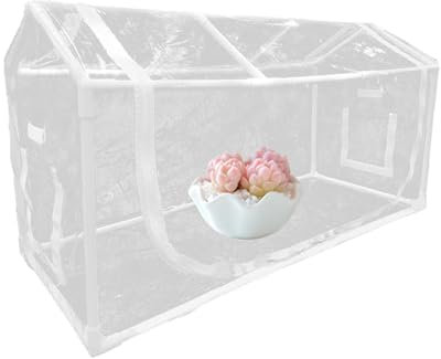 Pflanzenschutzhaube Winter Pflanzenschuppen Reißverschluss Pflanzenabdeckung Frostschutz für Pflanzen Garten Pflanzenschutz Eisenverstärkte Gartenabdeckung für Terrassen Garten Balkon Klein
