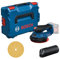 Bosch Professional 18V System ponceuse excentrique sans-fil GEX 18V-150-3 (avec 1 disque abrasif, 1 boîtier collecteur de poussière, 1 capot de protection, L-BOXX 162, sans batterie ni chargeur)