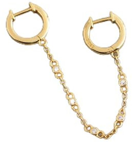 Jewelry Frauen Silber Ohrringe, 925 Silber Ohrstecker Link Für Frauen Mädchen Gothic Punk Handschellen Kette Ohrringe Ohr Knochen Ohrläppchen Piercing Schnalle Jewelry