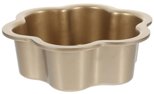 UTHCLO Teglia Blossom in Acciaio Carbonio Per Cheesecake Con Fondo Staccabile Antiaderente Stampi Per Dessert Forma Fiore Riutilizzabile Facile Da Pulire e Smontare Per Torte e Biscotti
