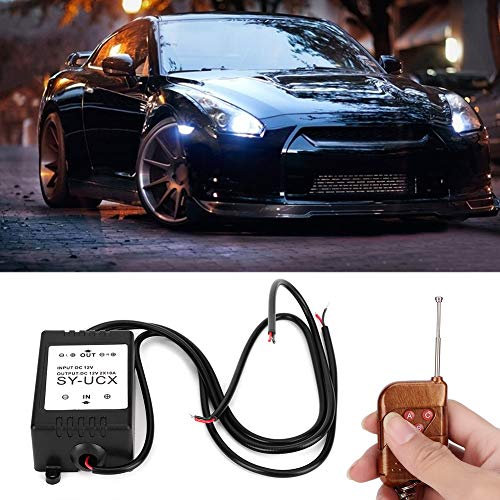 Contrôleur DRL Flash Universal 12V 1.5W LED sans Fil pour la Moto - Module de Commande Stroboscopique Simple à Utiliser pour les Feux de Voiture