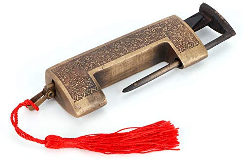 Llaves Vintage, Selección de Cerradura Tubular con Llaves Antiguas de Cobre Retro Especial Chino (Espaciado 5cm)