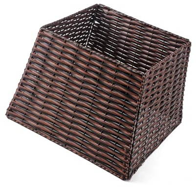Uqezagpa Handmade Wicker Christmas Tree Skirt Elegant Rattan Tree Skirt Tree Base Rings for Sophisticated Holiday