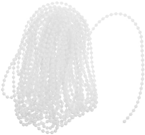 KONTONTY 1 set Corda con Perle per Tende e Veneziane per Riparazione Tende Catena Corper e Compatibile con Vari Facile da e Installare