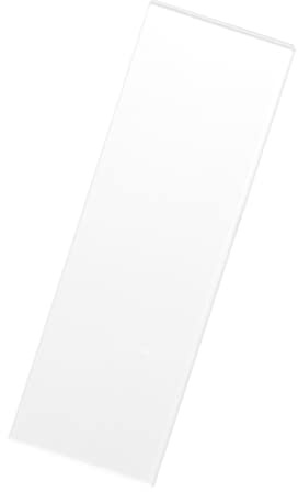 GALPADA Rectangular Acrylic Cake Scraper Tool with Integrally Formed Shaving Cream Feature, Cake Making Scraper for Smooth Baking and Decorating, Silicone Turner Spatula Accessory