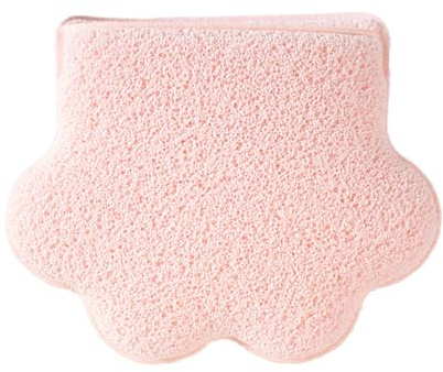 Esponja de lavado de la cara, esponja de exfoliante de la cara Diseño de | Toalla de frote de limpieza de piel tipo guante agrandada para mujer