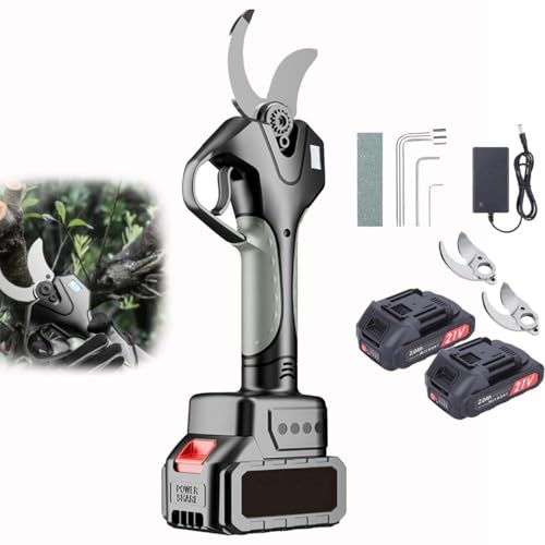 zhenmaster Cesoie da Giardino Elettriche a Batteria con Lama SK5 e Asta Estendibile – Potente Potatore Brushless 980W per Vigneti, Parchi, Frutteti e Uso Domestico(Withoutpole)