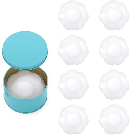 Syrads 4 Paire Cache Tétons Réutilisables en Silicone Cache Femme Invisibles Nipple Cover 6.5CM