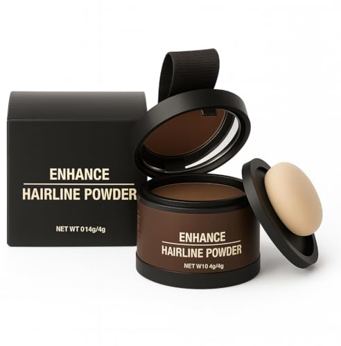 Poudre Ombre Cheveux Racine Correcteur Ligne Front Contour Sourcils Maquillage (Brun Moyen/Medium Brown)