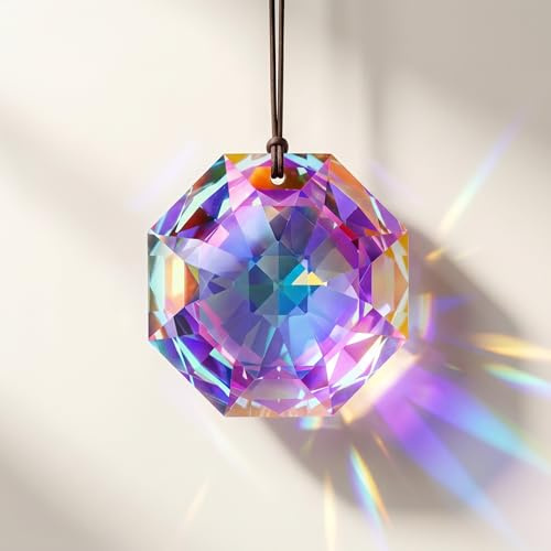 76mm Suncatcher Crystal, Colgante de Prisma de Cristal, Suncatcher Window