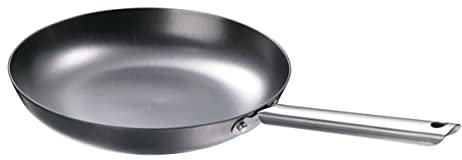 Schulte-Ufer 1450-28 i Iron-Star Poêle en fer non revêtue 28 cm environ 2,6 l Argenté