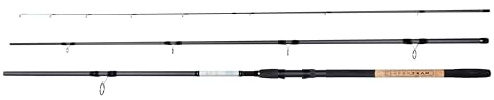 Shakespeare Superteam SFX Feederrute - Rutenaktionen für kurzes, mittleres und weites Fischen, 3 Spitzenoptionen (2-6oz / 60-180g), Kork/Eva Griff, übergroße Führungen - 12ft, 120g