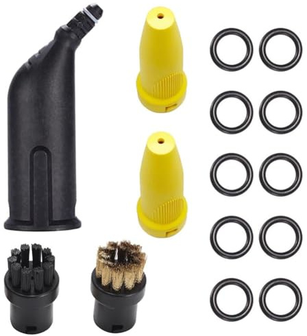 Accessoires de rechange pour nettoyeur vapeur - Brosse à tête tenace pour enlever les taches - Compatible avec aspirateur à vapeur pour Karcher SC2 SC3 SC4 SC5