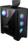 MSI MAG Forge 321R Airflow - Boîtier PC de Jeu de qualité supérieure - Panneau latéral en Verre trempé - Ventilateurs ARGB 120 mm - Support de Refroidissement Liquide jusqu'à 360 mm - Panneau Avant