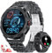 LIGE Smartwatch Herren mit Telefonfunktion, 1.39 Zoll Touchscreen,100 Sportmodi Outdoor Sportuhr,IP68 Wasserdicht für Android iOS mit Herzfrequenzmonitor SpO2 Schlafmonitor 400mAh Schwarz
