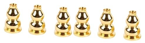 Ciieeo 6stücke Teiliges Goldenem Messing-räucherstäbchenhalter Flaschenhals-Design Eleganter Kupfer-räuchergefäß Für Stäbchen Und Spiral-räucherwerk Für Zuhause Und Yoga-